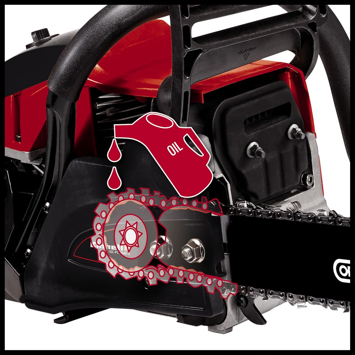 Einhell GC-PC 2040 I Benzin-Kettensäge 40 cm