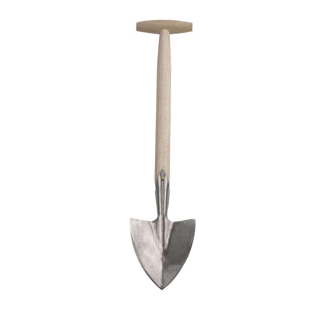 Handspaten mit Holzgriff